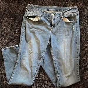 Juniors So Skinny Blue Jeans Size 15